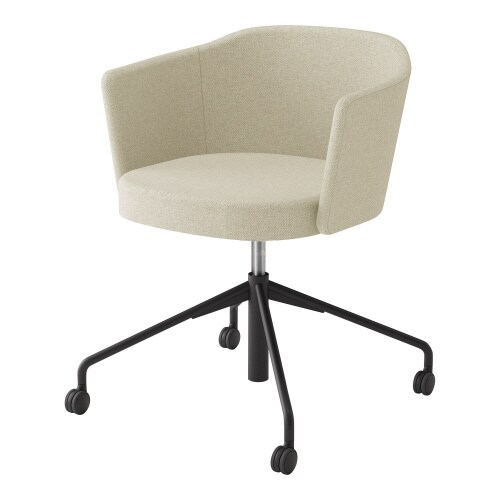 チェア コーデ 昇降脚(座回転) 張くるみ肘