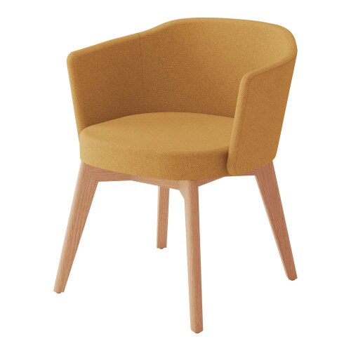 チェア コーデ 木脚 張くるみ肘 スタンダード張地