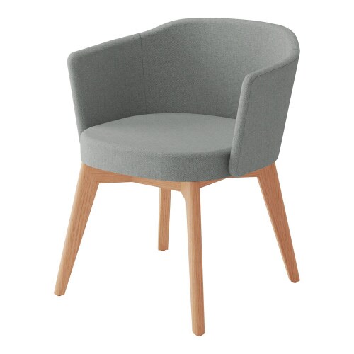 チェア コーデ 木脚 張くるみ肘 スタンダード張地