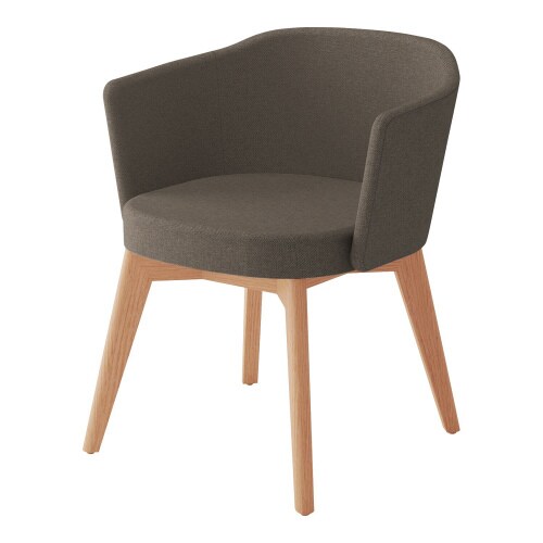 チェア コーデ 木脚 張くるみ肘 スタンダード張地