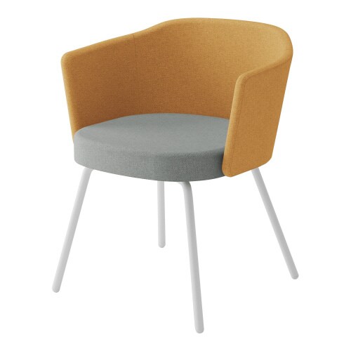 チェア コーデ 4本脚 張くるみ肘