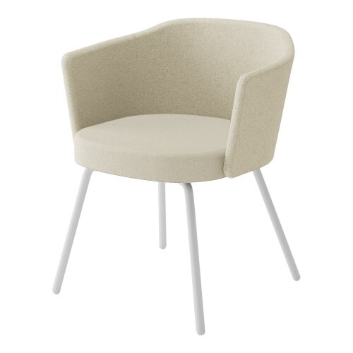 チェア コーデ 4本脚 張くるみ肘