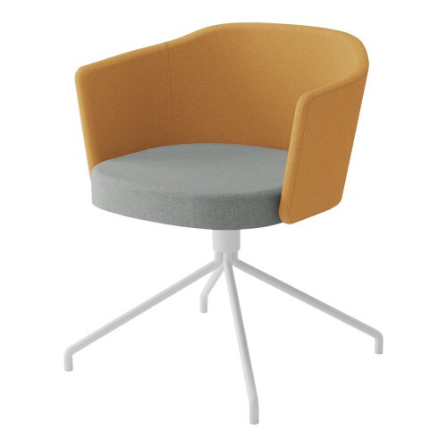 チェア コーデ 固定脚(座回転) 張くるみ肘