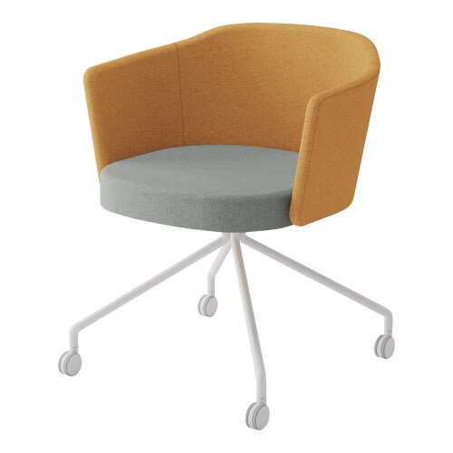 チェア コーデ キャスター脚 張くるみ肘