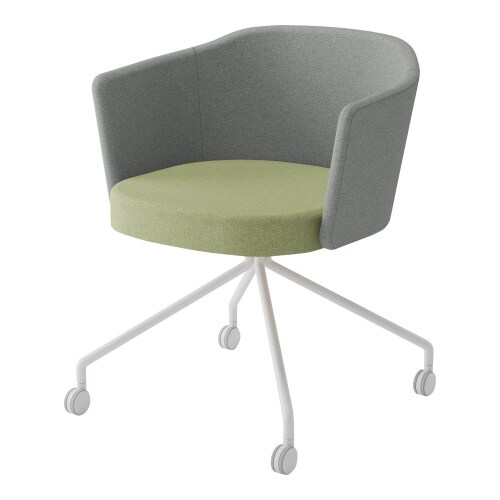 チェア コーデ キャスター脚 張くるみ肘