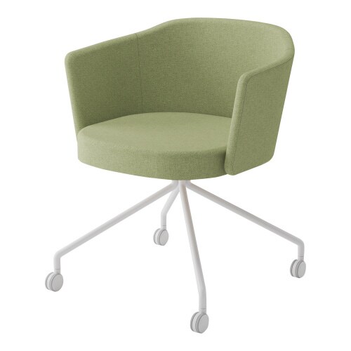 チェア コーデ キャスター脚 張くるみ肘