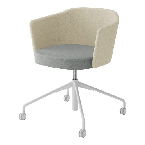 チェア コーデ 昇降脚(座回転) 張くるみ肘