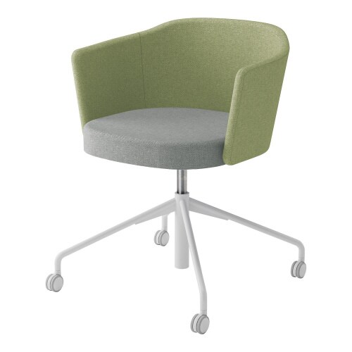 チェア コーデ 昇降脚(座回転) 張くるみ肘