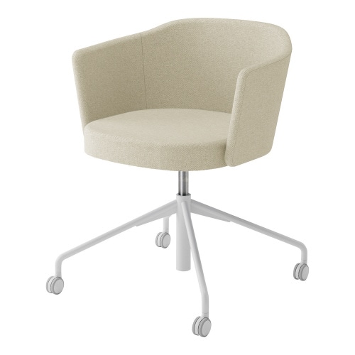 チェア コーデ 昇降脚(座回転) 張くるみ肘