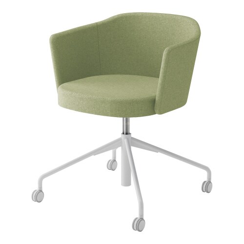 チェア コーデ 昇降脚(座回転) 張くるみ肘