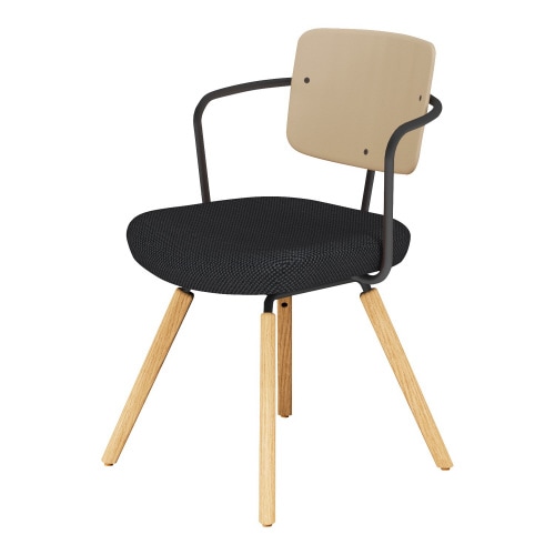 チェア リーテ 木脚 フレームタイプ 背