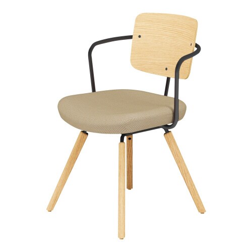 チェア リーテ 木脚 フレームタイプ 背