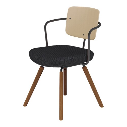 チェア リーテ 木脚 フレームタイプ 背