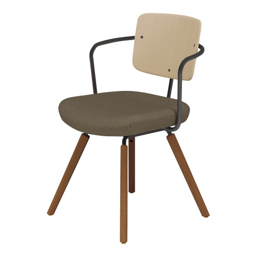 チェア リーテ 木脚 フレームタイプ 背