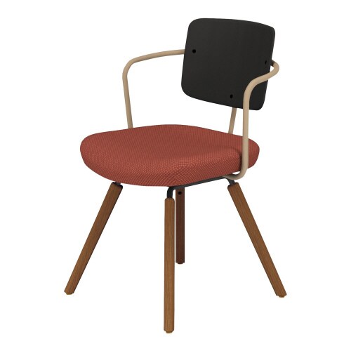 チェア リーテ 木脚 フレームタイプ 背