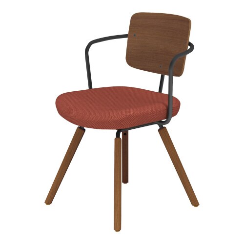 チェア リーテ 木脚 フレームタイプ 背