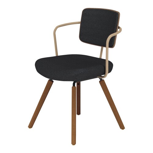 チェア リーテ 木脚 フレームタイプ 背