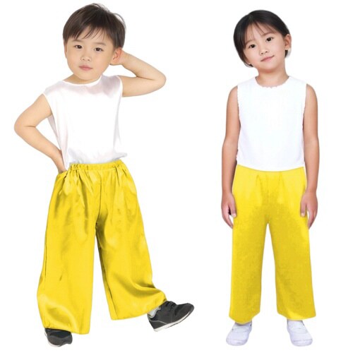 ソフトサテンズボン C 黄