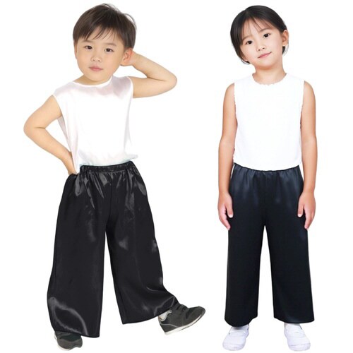 ソフトサテンズボン C 黒