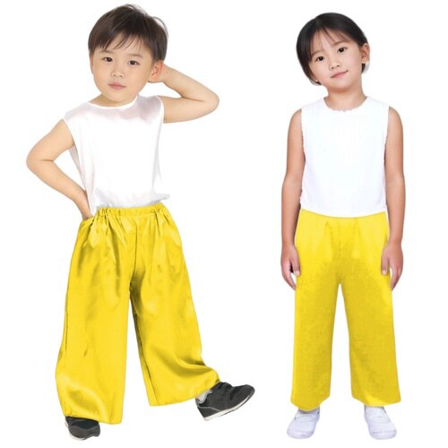 ソフトサテンズボン J 黄