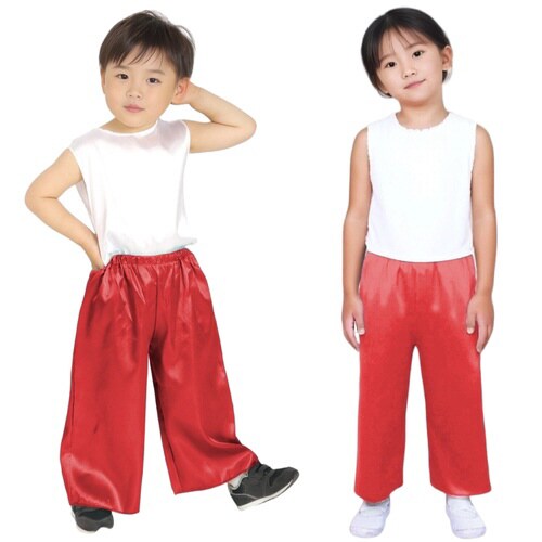 ソフトサテンズボン J 赤