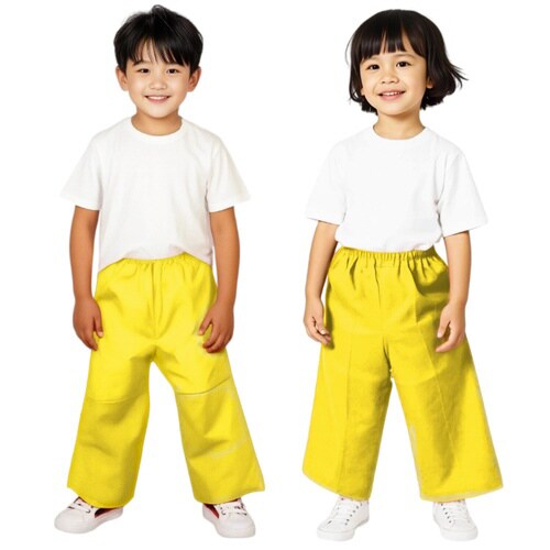衣装 不織布ズボン 黄
