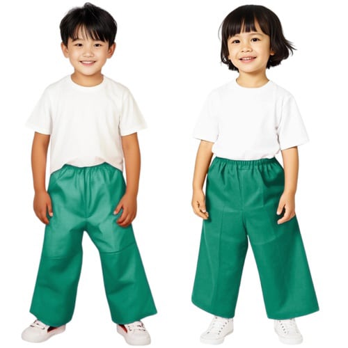 衣装 不織布ズボン 緑