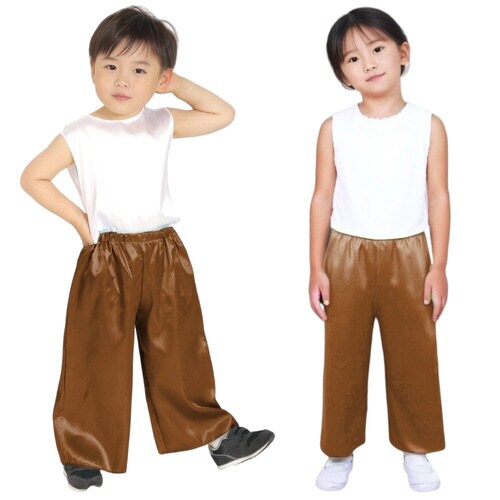 ソフトサテンズボン C 茶