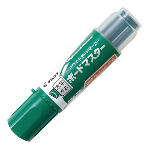 ボードマーカー ボードマスター 太字平芯 緑