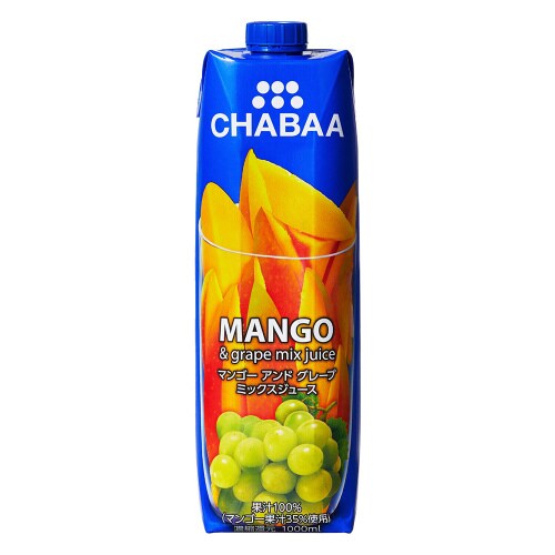 CHABAA100%ミックスジュース マンゴー6本
