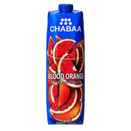 CHABAA100%ジュース ブラッドオレンジ1L
