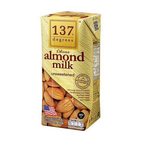 137degreesアーモンドミルク甘味不使用6本