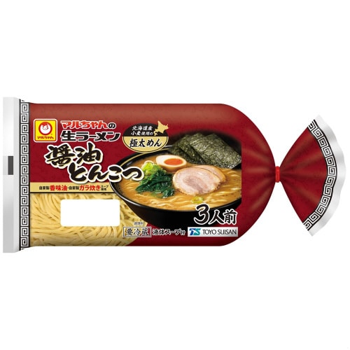 マルちゃん醤油とんこつ 3人前 330g×3袋