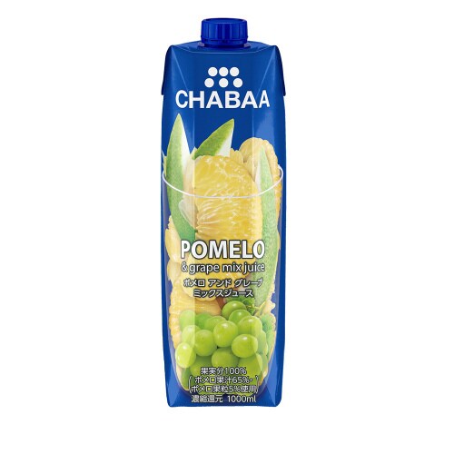 CHABAA100%ミックスジュース ポメロ 6本