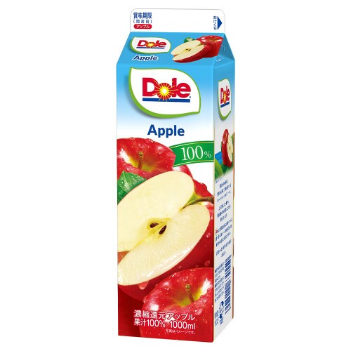 Doleアップル100% 1000ml×6本