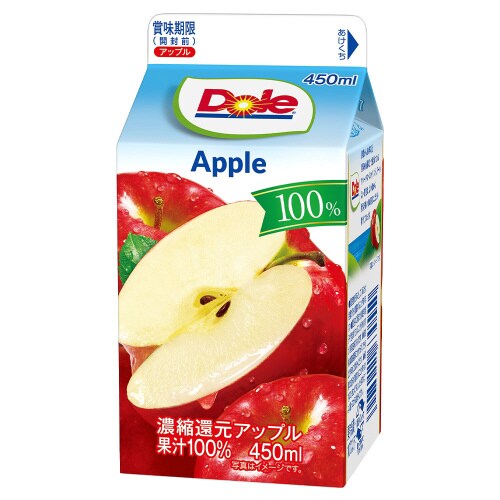 Doleアップル100% 450ml×12本