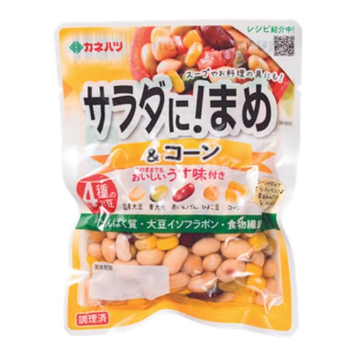 サラダに!まめ&コーン 125g×12個