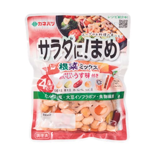 サラダに!まめ&根菜ミックス 110g×12個