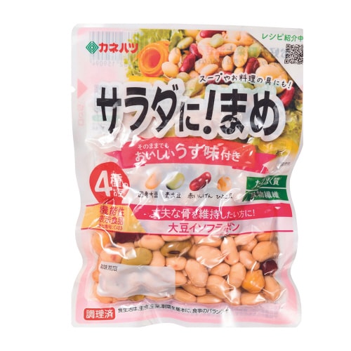 カネハツ食品 サラダに!まめ 145g×12個