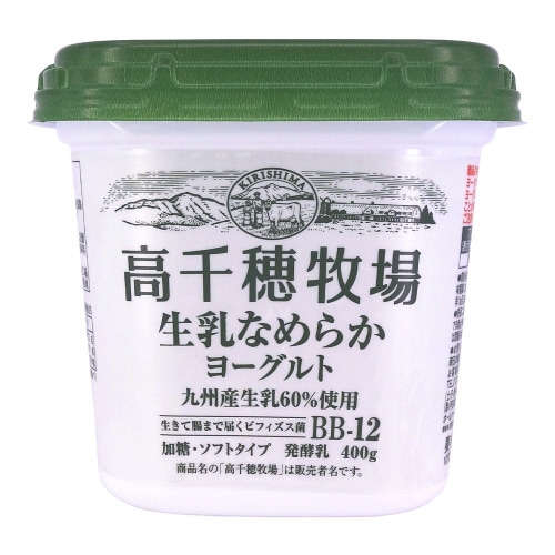 高千穂牧場生乳なめらかヨーグルト 400g×6本