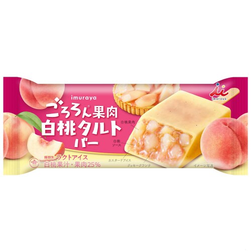 ごろろん果肉 白桃タルトバー 75ml×20個