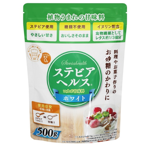 日本リコス ステビアヘルス ホワイト500g×3個