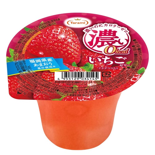 たらみ 濃い0kcal いちごゼリー195g×6個
