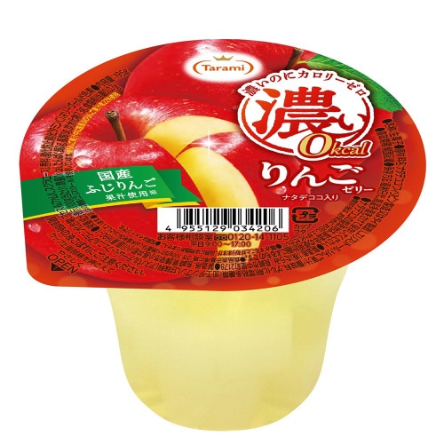 たらみ 濃い0kcal りんごゼリー195g×6個