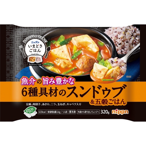 6種具材のスンドゥブ 320g×4個