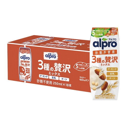 アルプロ 3種の贅沢ミックス 砂糖不使用 36本
