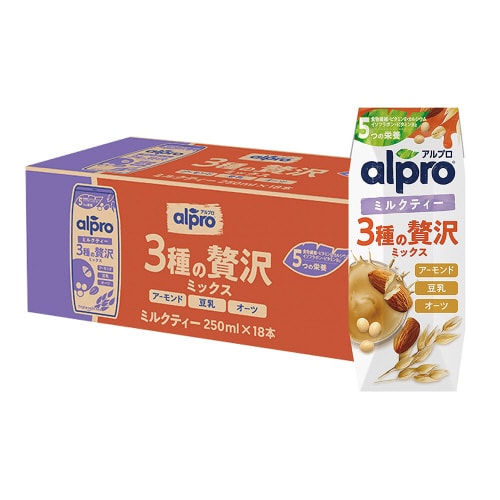 アルプロ 3種の贅沢ミックス ミルクティー 36本