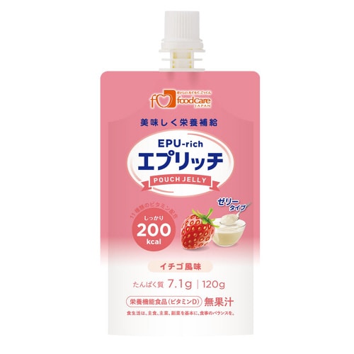 エプリッチパウチゼリー イチゴ風味120g×36個