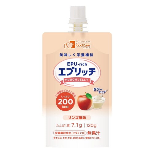 エプリッチパウチゼリー リンゴ風味120g×36個