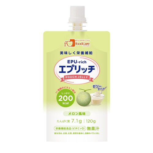 エプリッチパウチゼリー メロン風味120g×36個